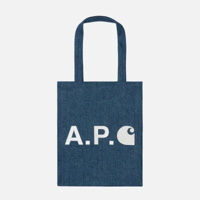 A.P.C. X Carhartt Men's Alan Tote Bag - Indigo