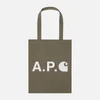 A.P.C. X Carhartt Men's Tote Bag - Khaki - Image 1