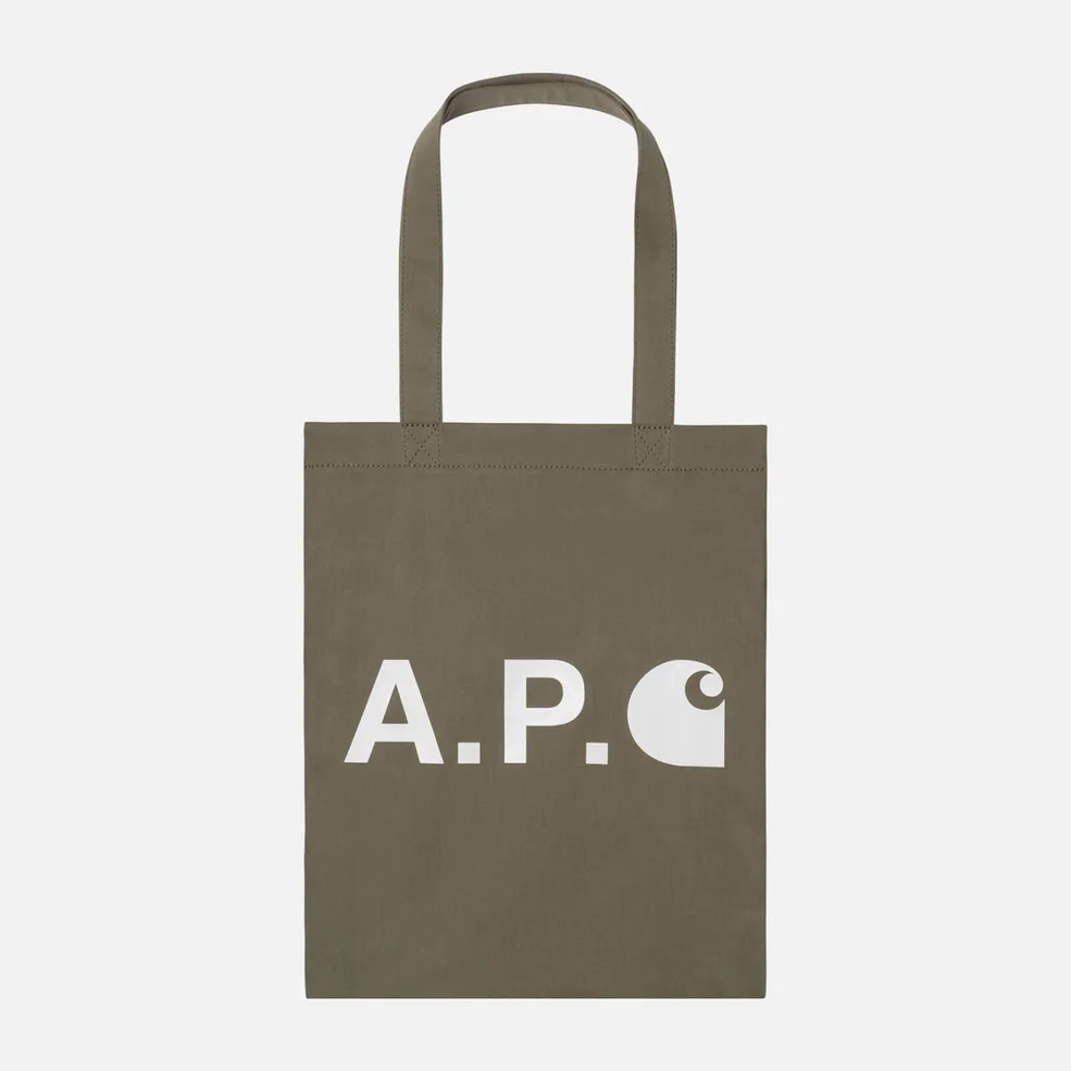 A.P.C. X Carhartt Men's Tote Bag - Khaki Image 1