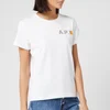 A.P.C. X Carhartt Women's Fire T-Shirt - White - Image 1