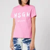 MSGM Women's Graffiti Logo T-Shirt - Pink - Image 1