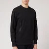 C.P. Company Men's Zip Detail Crewneck Sweatshirt - Black - Image 1