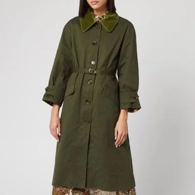 Barbour Women's Alexa Chung Elfie Casual Jacket - Summer Military Green/Ancient Tartan