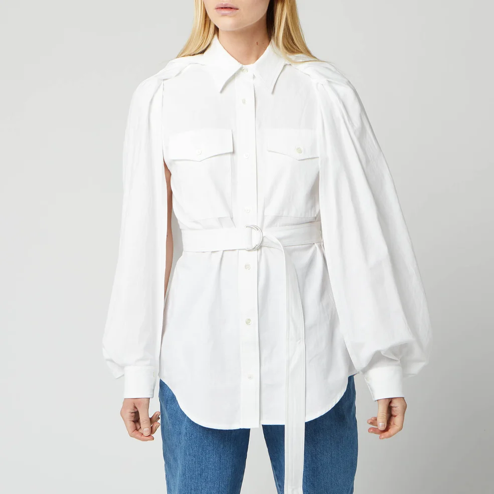 JW Anderson Women's Trench Shirt - White Image 1