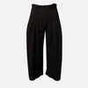JW Anderson Women's Pleated Cropped Trousers - Black - Image 1