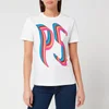 PS Paul Smith Women's Rainbow PS T-Shirt - White - Image 1