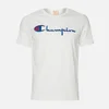 Champion Men's Large Logo Crewneck T-Shirt - White - Image 1