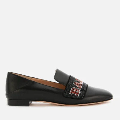 Bally Women's Jannie Flat Leather Loafers - Black
