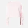 Champion Women's Cropped Crewneck Sweatshirt - Pink - Image 1