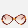 Chloé Women's Oversized Bonnie Infinity Sunglasses - Havana/Gradient Brown - Image 1