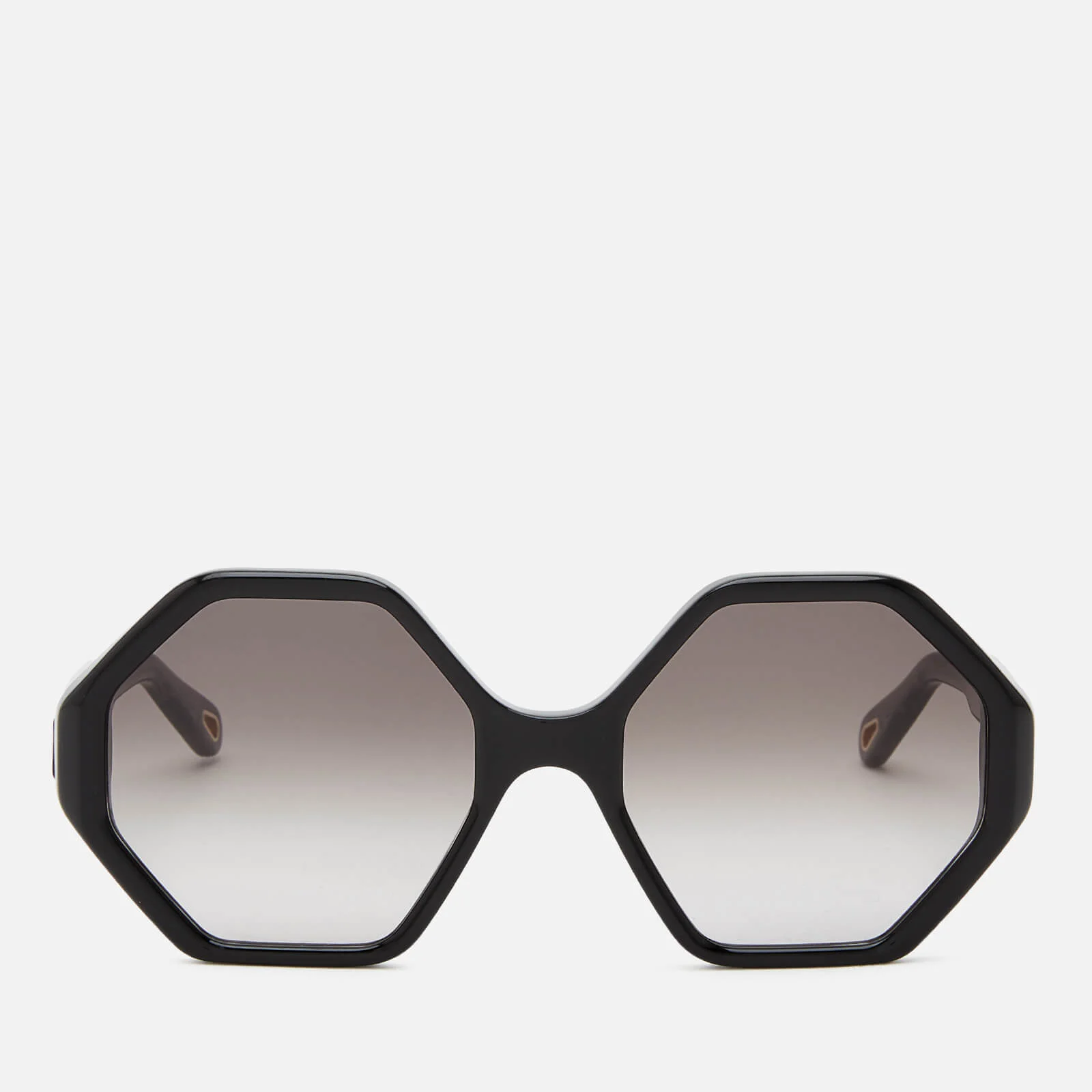Chloé Women's Octagon Frame Acetate Sunglasses - Black Image 1