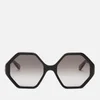 Chloé Women's Octagon Frame Acetate Sunglasses - Black - Image 1