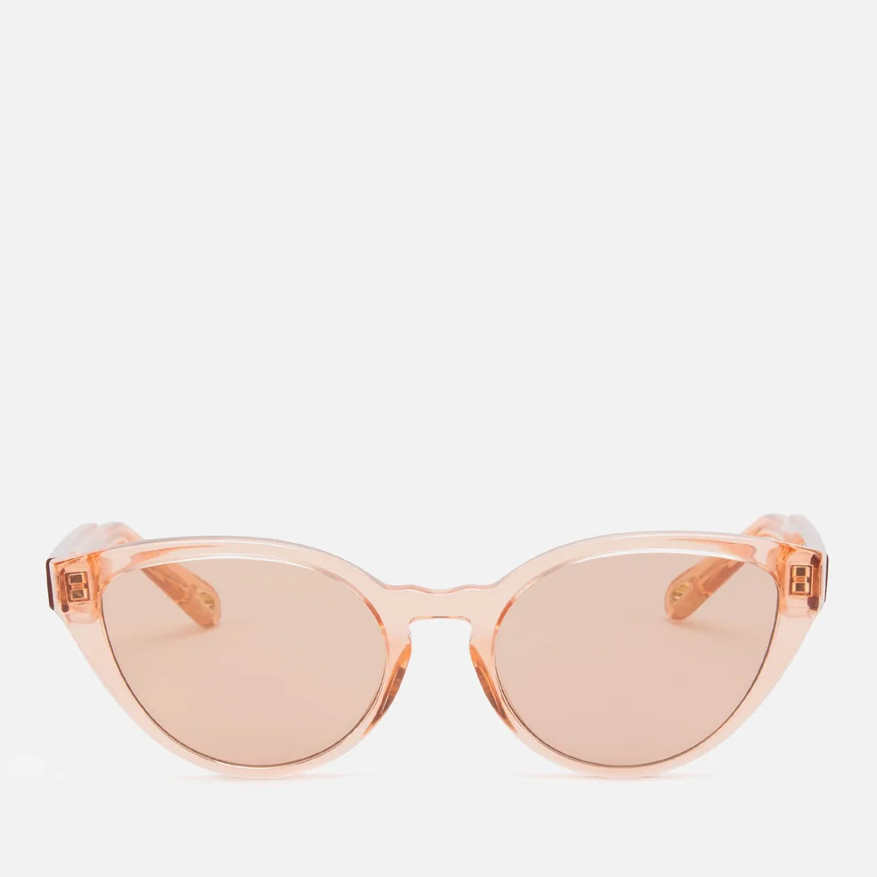 Chloé Women's Cat Eye Frame Acetate Sunglasses - Coral Image 1