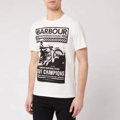 Barbour International Men's Archive Comp T-Shirt - Whisper White