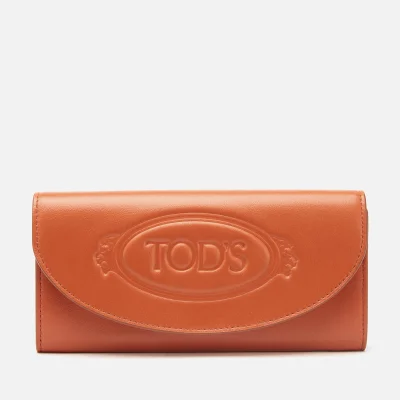 Tod's Women's Blasone Large Wallet - Tan