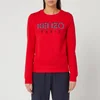 KENZO Women's Classic Sweatshirt Kenzo Paris - Medium Red - Image 1