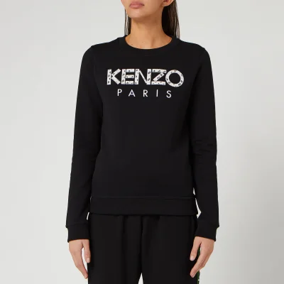 KENZO Women's Classic Sweatshirt Kenzo Paris - Black