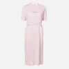 KENZO Women's Belted T-Shirt Dress - Faded Pink - Image 1