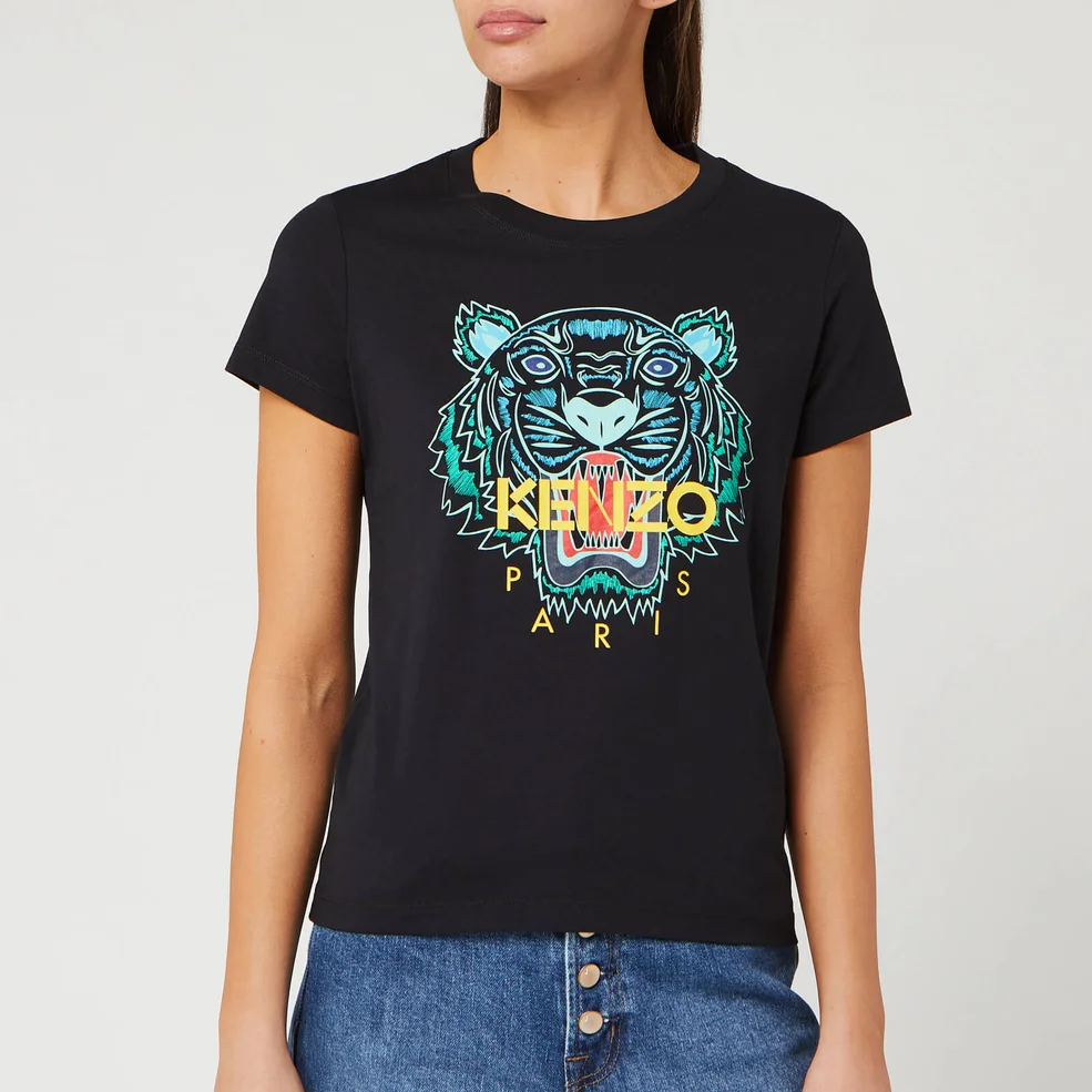 KENZO Women's Classic Tiger T-Shirt - Black Image 1