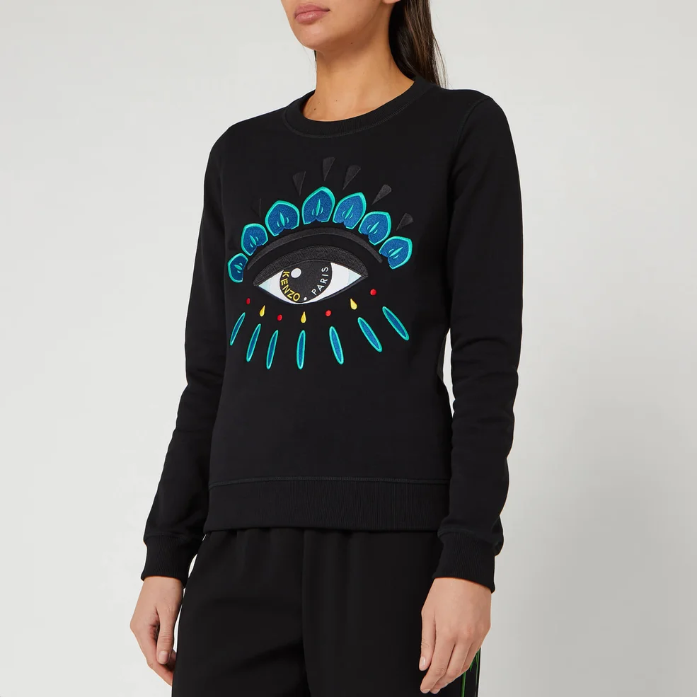 KENZO Women's Classic Eye Sweatshirt - Black Image 1