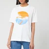 See By Chloé Women's Waves Logo T-Shirt - White Powder - Image 1