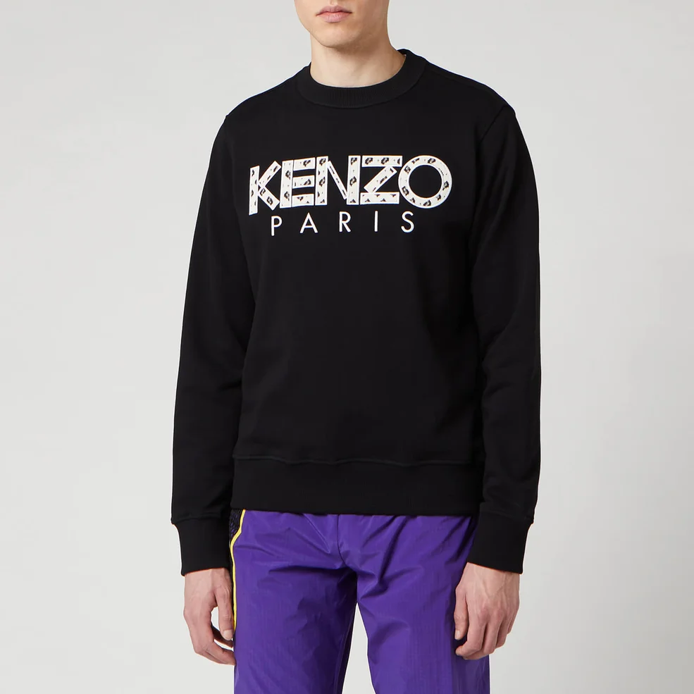 KENZO Men's Classic Paris Sweatshirt - Black Image 1