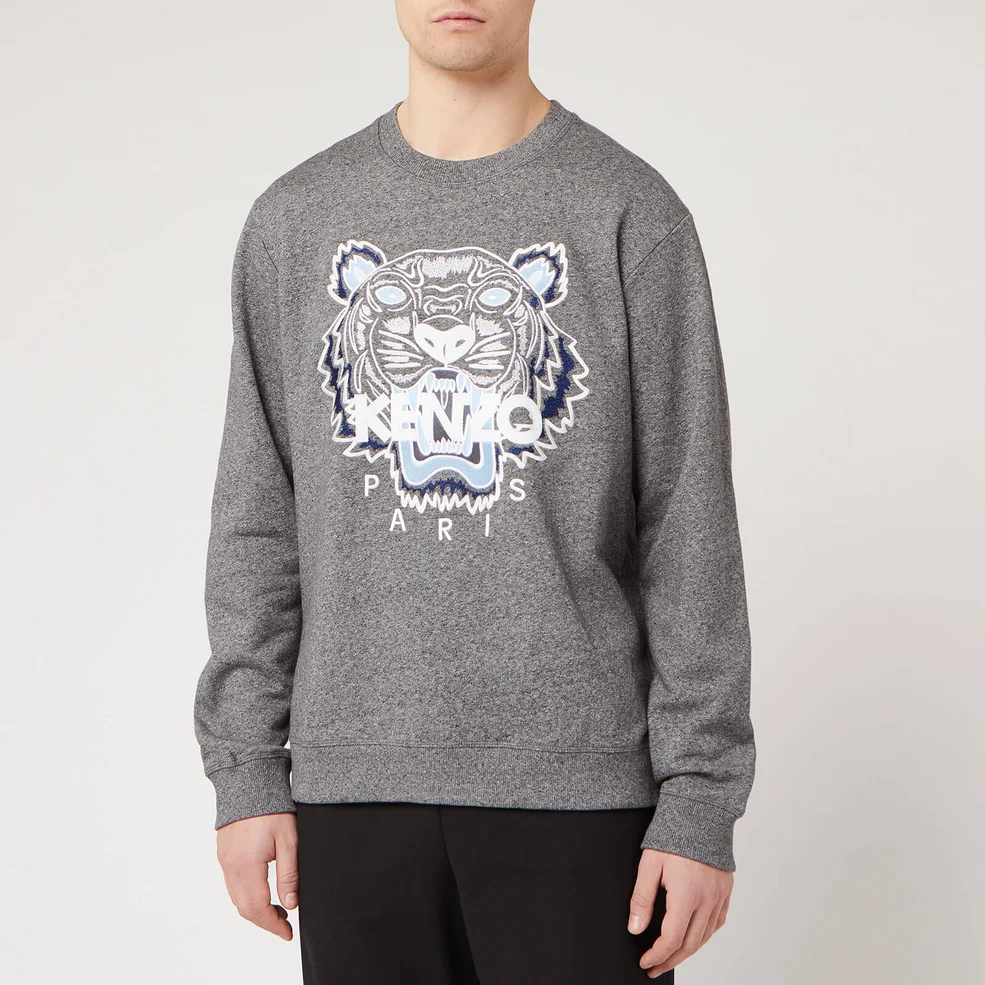 KENZO Men's Classic Tiger Sweatshirt - Anthracite Image 1