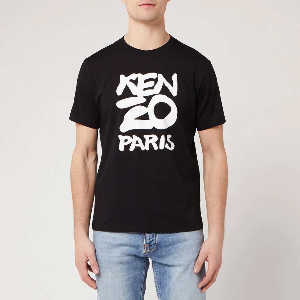 KENZO Men's Mermaid T-Shirt - Black Image 1