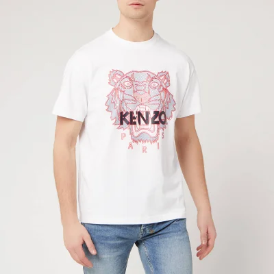 KENZO Men's Silicone Scuba T-Shirt - White