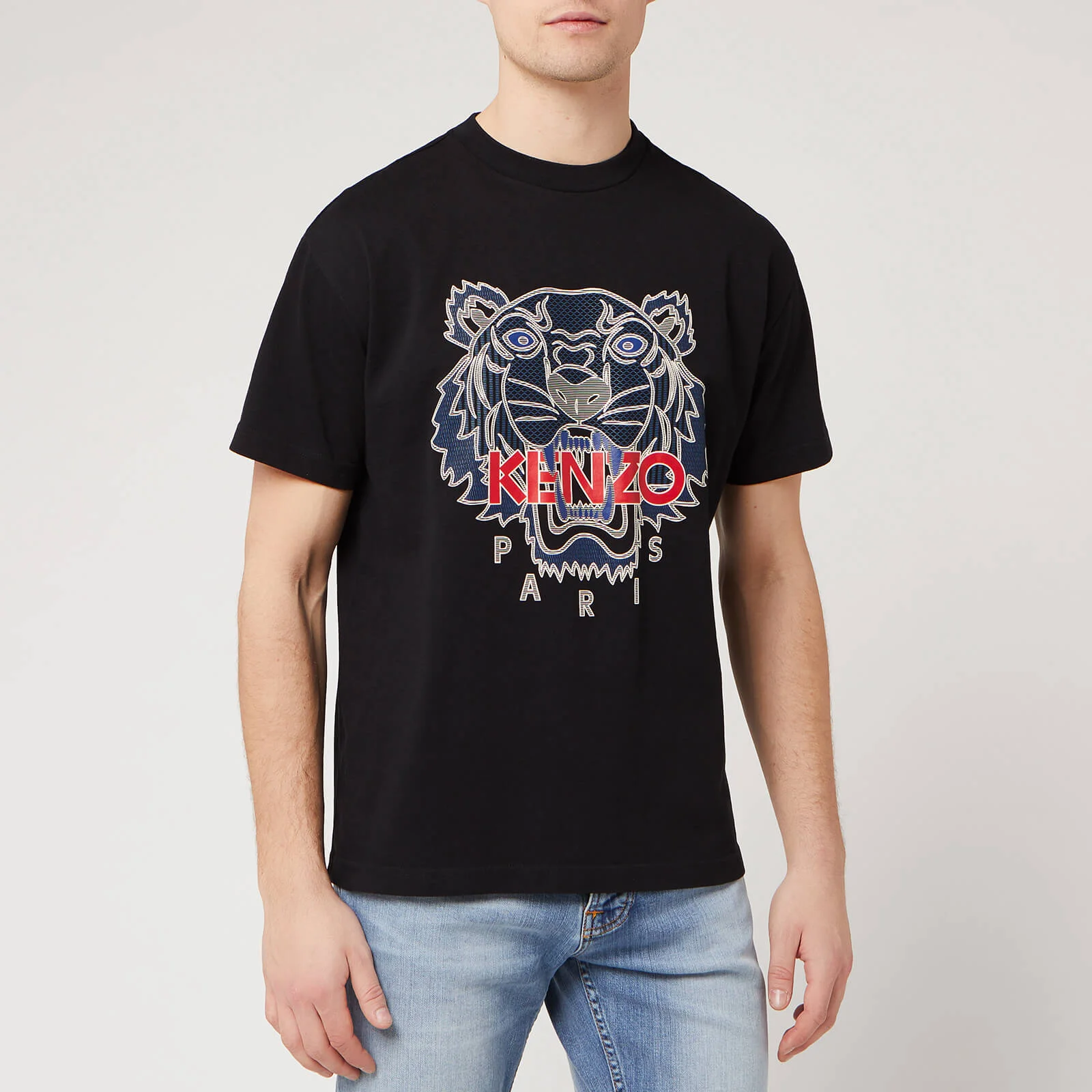 KENZO Men's Silicone Scuba T-Shirt - Black Image 1