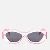 Le Specs Women's The Ginchiest Sunglasses - Hot Pink - Image 1
