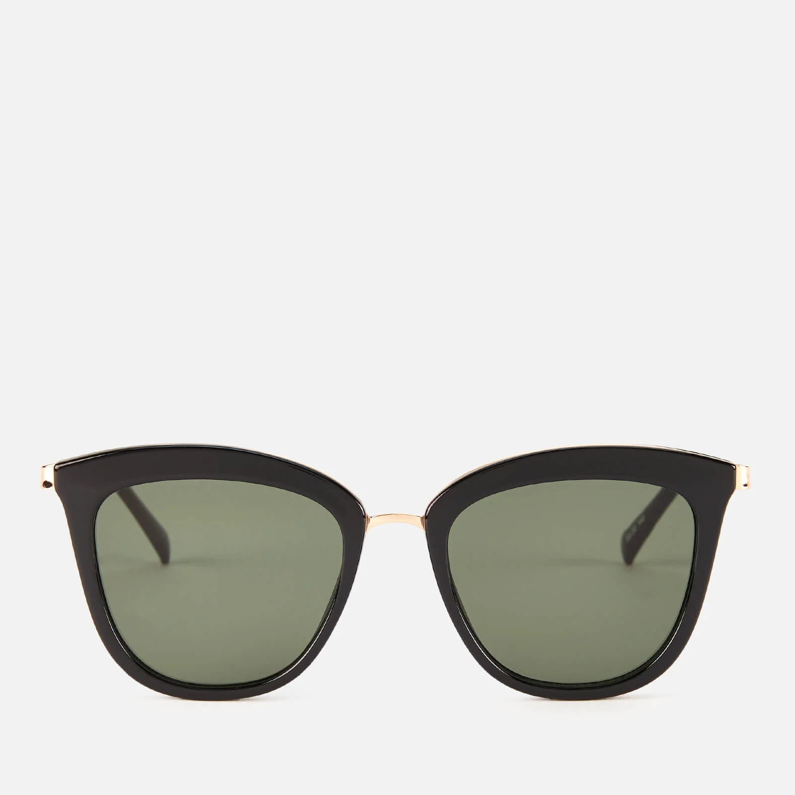 Le Specs Women's Caliente Sunglasses - Black/Gold Image 1