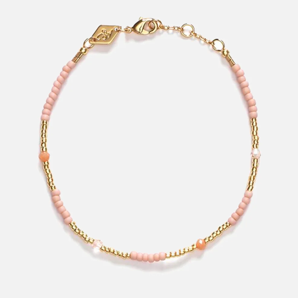 Anni Lu Women's Clemence Bracelet - Pink Sand Image 1
