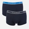 Emporio Armani Men's 3 Pack Trunk Boxer Shorts - Marine - Image 1
