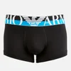 Emporio Armani Men's Megalogo Trunk Boxer Shorts - Black - Image 1