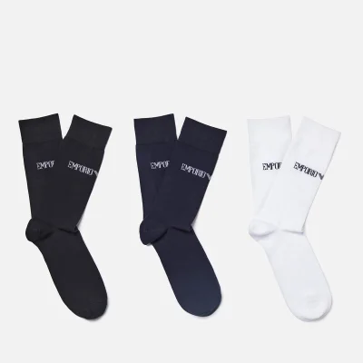 Emporio Armani Men's Short Socks - Multi