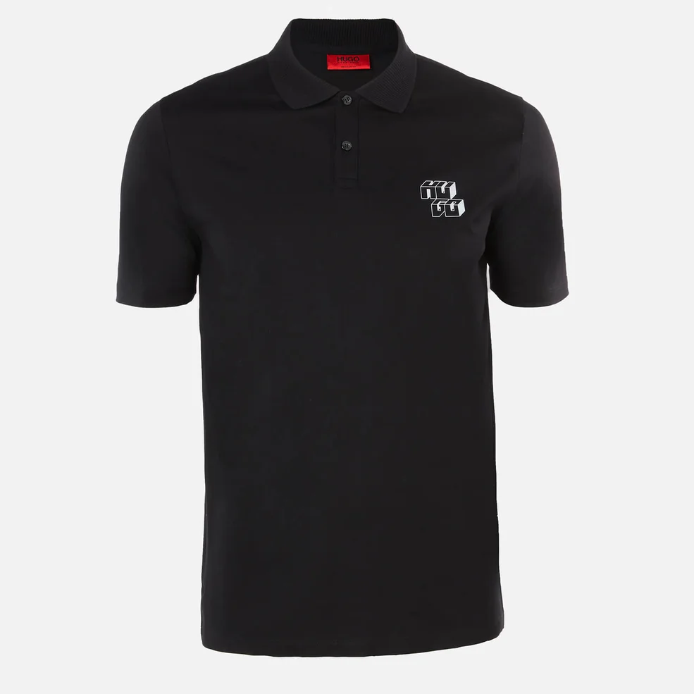 HUGO Men's Delion Polo Shirt - Black Image 1