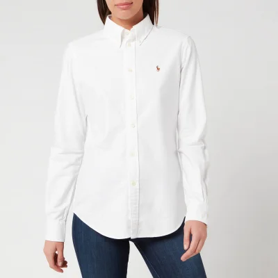 Polo Ralph Lauren Women's Kendal Long Sleeve Shirt - BSR White