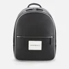 Emporio Armani Men's Backpack - Black/White - Image 1