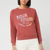 Maison Kitsuné Women's Sweatshirt Palais Royal - Dark Pink - Image 1