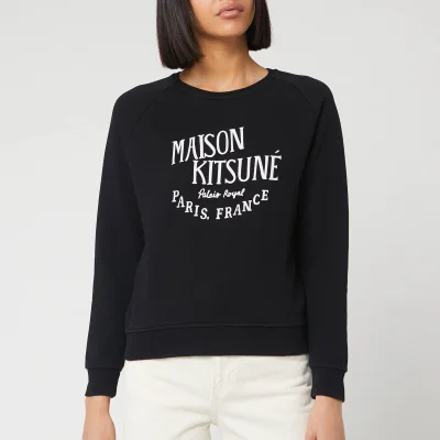 Maison Kitsuné Women's Sweatshirt Palais Royal - Black