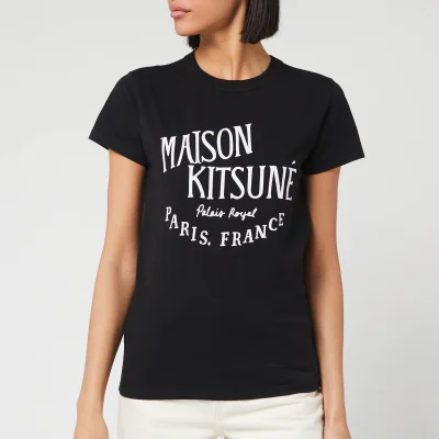 Maison Kitsuné Women's T-Shirt Palais Royal - Black