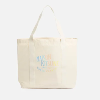 Maison Kitsuné Women's Shopping Bag Rainbow Palais Royal - Ecru