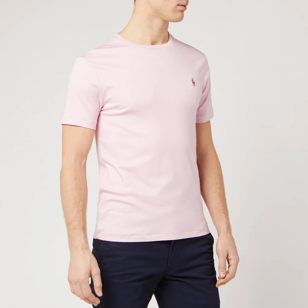 Polo Ralph Lauren Men's T-Shirt - Garden Pink Image 1