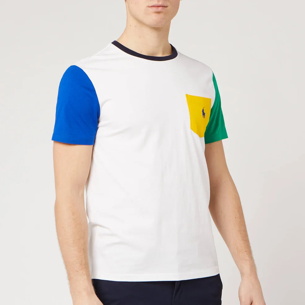 Polo Ralph Lauren Men's T-Shirt - White Multi Image 1