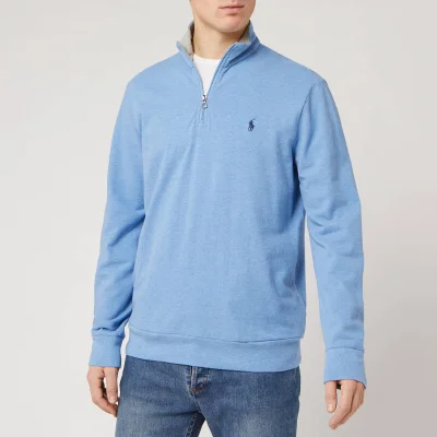 Polo Ralph Lauren Men's Half Zip Sweatshirt - Soft Royal Heather