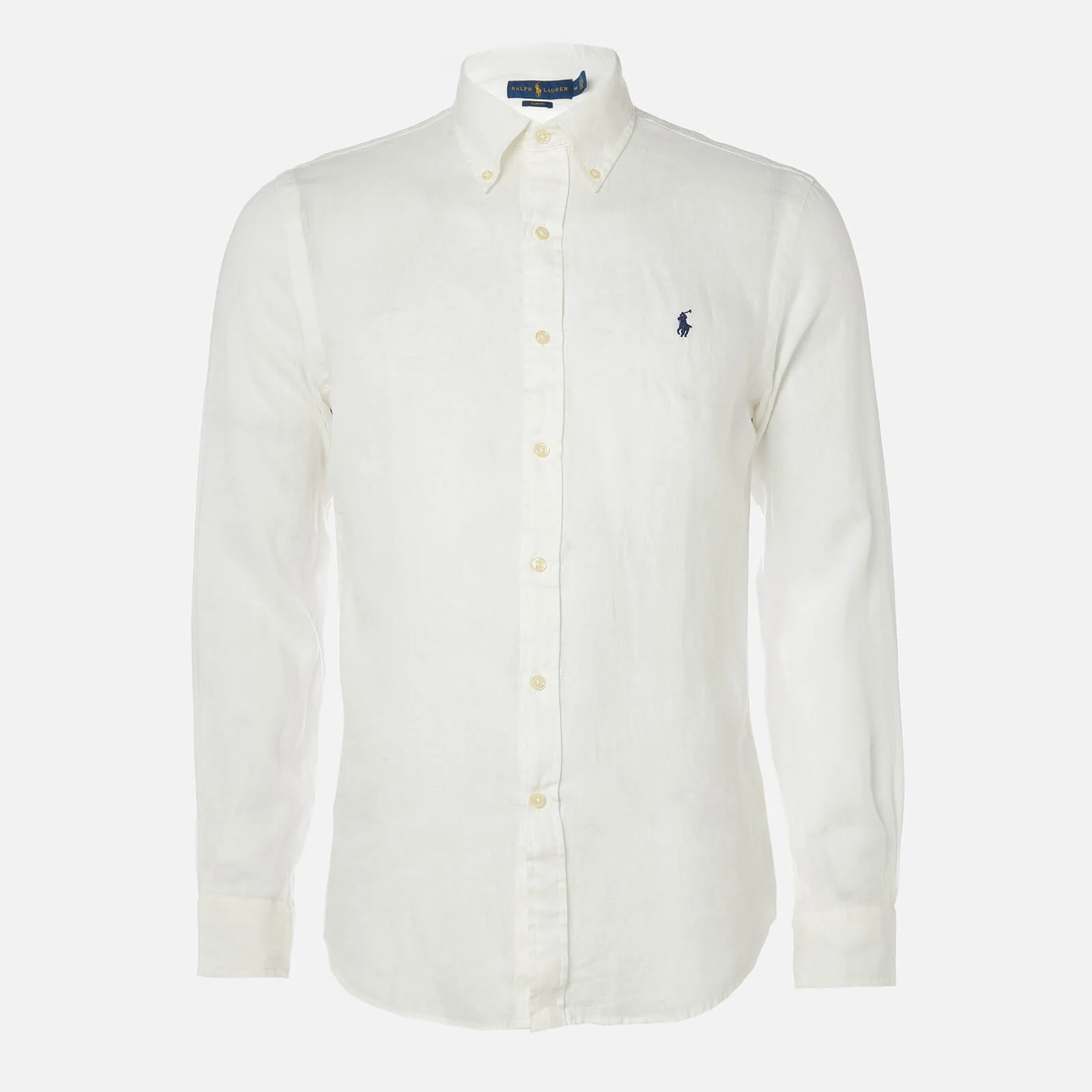 Polo Ralph Lauren Men's Long Sleeve Sport Shirt - White Image 1