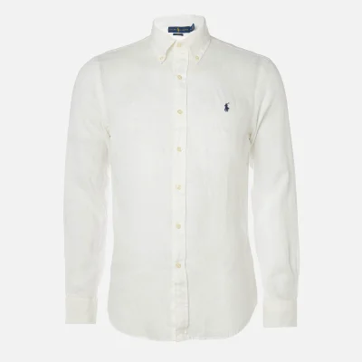 Polo Ralph Lauren Men's Long Sleeve Sport Shirt - White