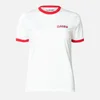 Ganni Women's Logo T-Shirt - White - Image 1