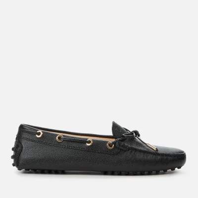 Tod's Women's Heaven Lace/Eyelets Driving Shoes - Nero